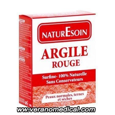 Argile rouge peaux normales a sAche(100gr)