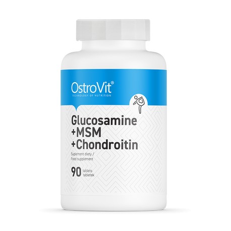 Glucosamine + MSM + Chondroïtine 90 comprimés