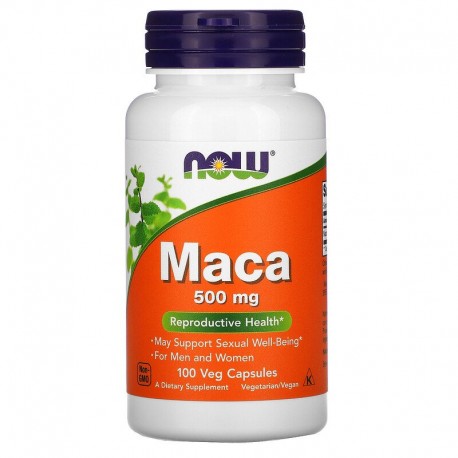 Maca 500 mg 100 Capsules Now Foods