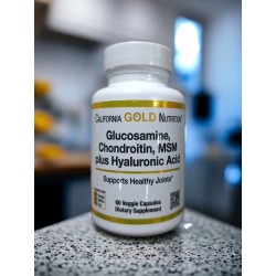 Glucosamine & Chondroïtine Plus Acide Hyaluronique + MSM, 60 CAPS