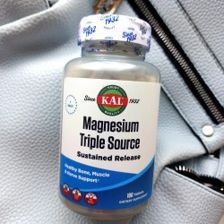 Magnésium Triple Source ( malate citrate et oxide ) 500mg 100 Tablet