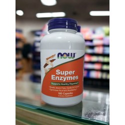 Super Enzymes 180 Veg Caps Now Foods