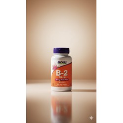 NOW Foods, Vitamine B2, 100 mg, 100 capsules végétariennes