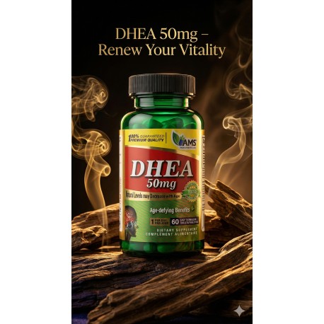 DHEA 50mg – Booster Hormones – 60 Capsules