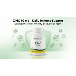 ZINC 10mg - 90Tablets - NaturesPlus USA