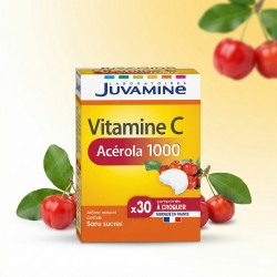 Vitamine C Acérola 1000 – Juvamine 30 Comp a croquerb