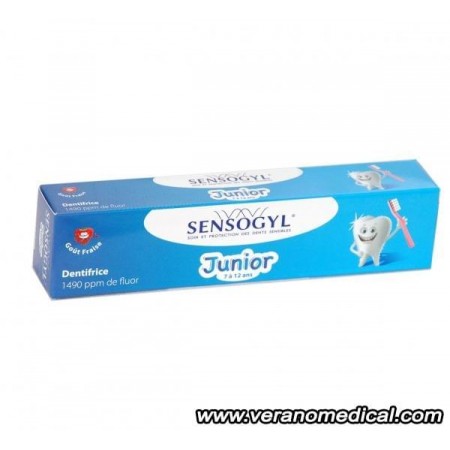 DENTIFRICE SENSOGYL JUNIOR 7 à 12 ans